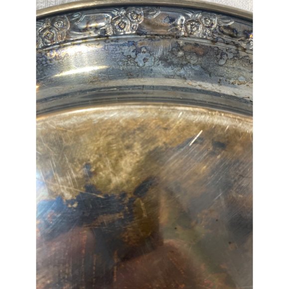 ONEIDA Silversmith 12.5” Tray Plate Serving Piece Silverplate Vintage - Picture 6 of 7